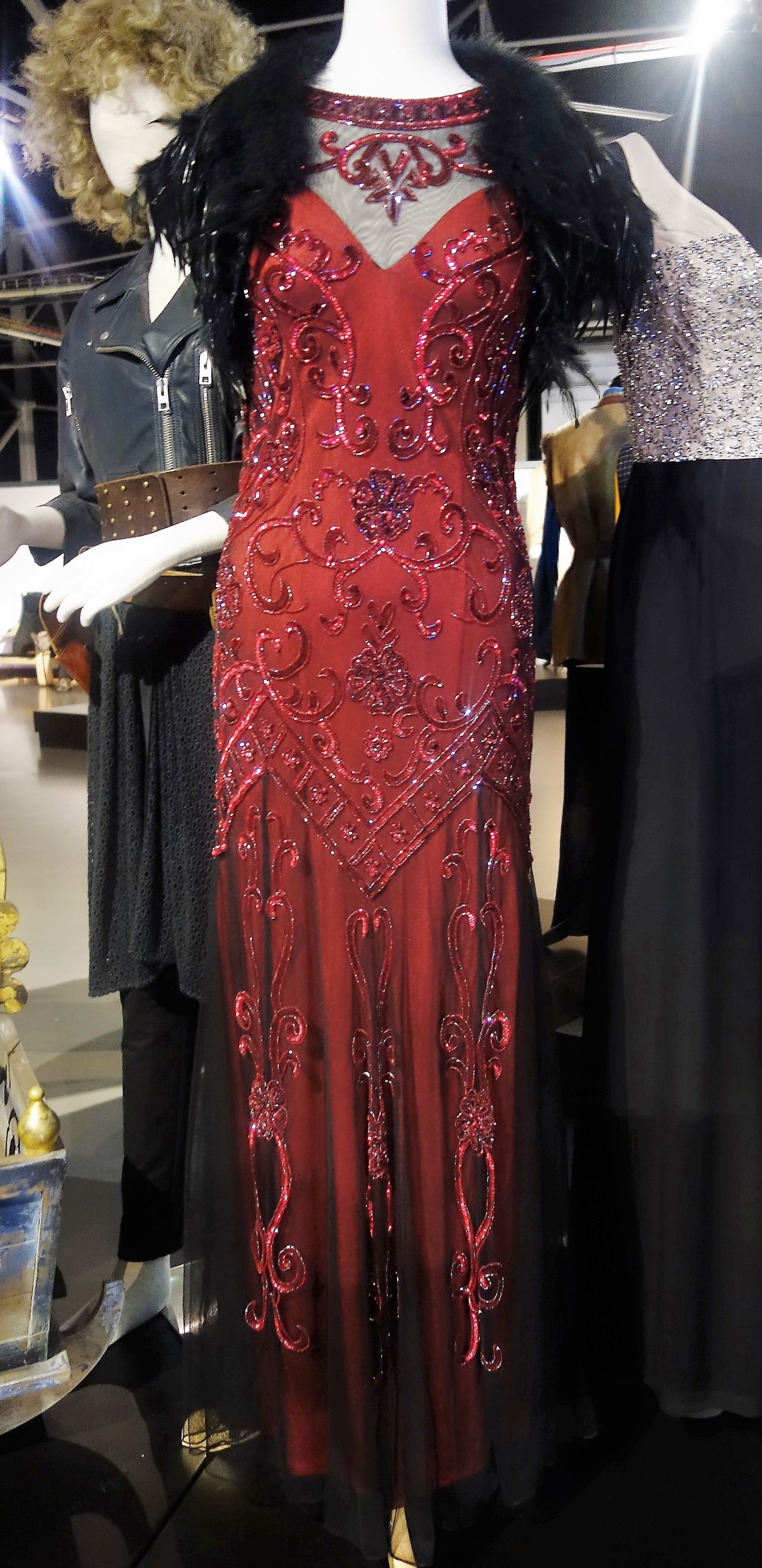 Stunning Beading on River Song's evening dress